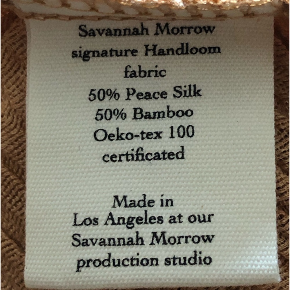 Savannah Morrow The Label Lana Dress Maxi Sandstone Silk Bamboo Nwt — image 5 of 8